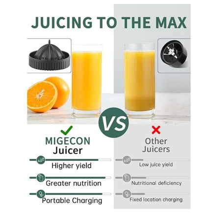 Exprimidor de jugo recargable