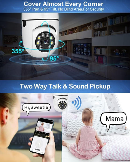 Cámara Bombilla 360 Inteligente